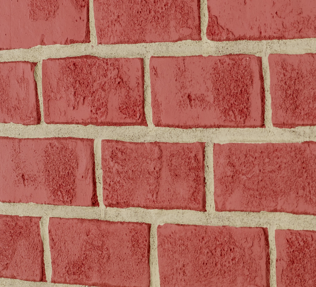 Rustic Brick Interlock - Red Gray Grout